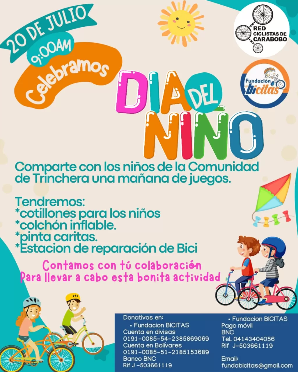 día del niño trincheras