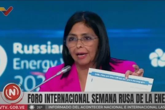 Vicepresidenta Delcy Rodríguez en Rusia