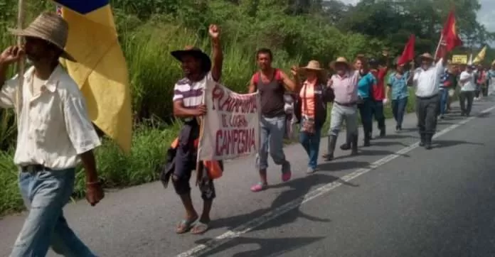 Campesinos marcharán este martes en Caracas