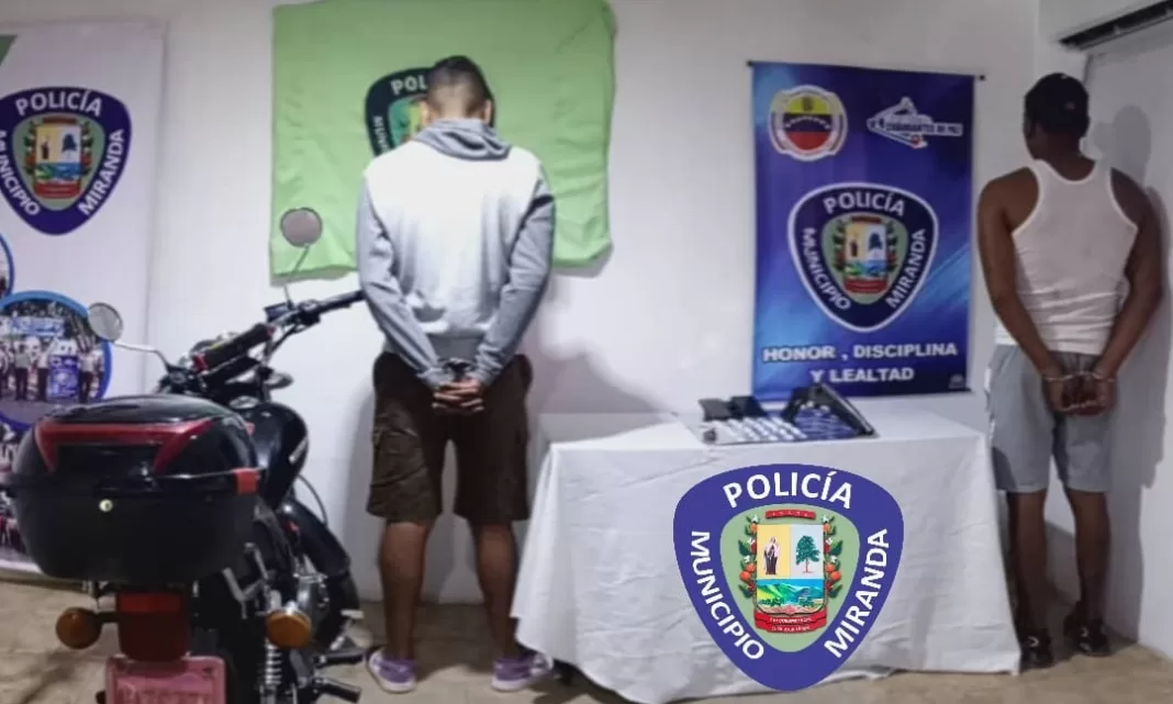 Dos sujetos detenidos con droga y armamento en Miranda, Carabobo