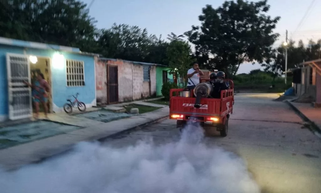 Fumigación en Batalla de Carabobo