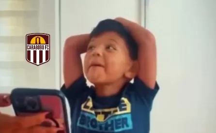 El Carabobo FC le regaló una sorpresa a un pequeño fanático