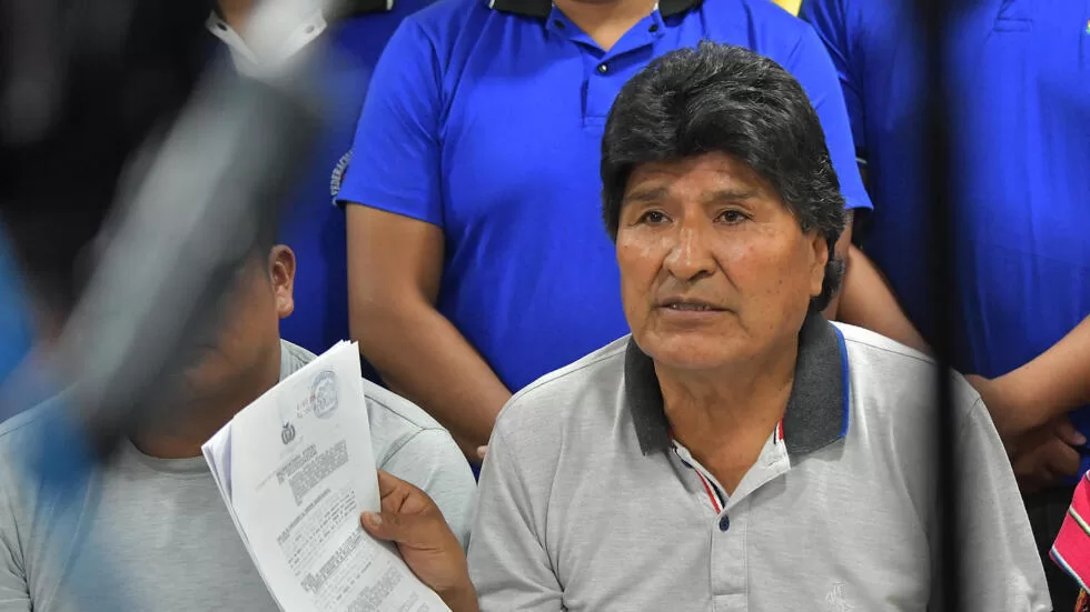 Evo Morales acusó a Gobierno de Arce de querer eliminarlo