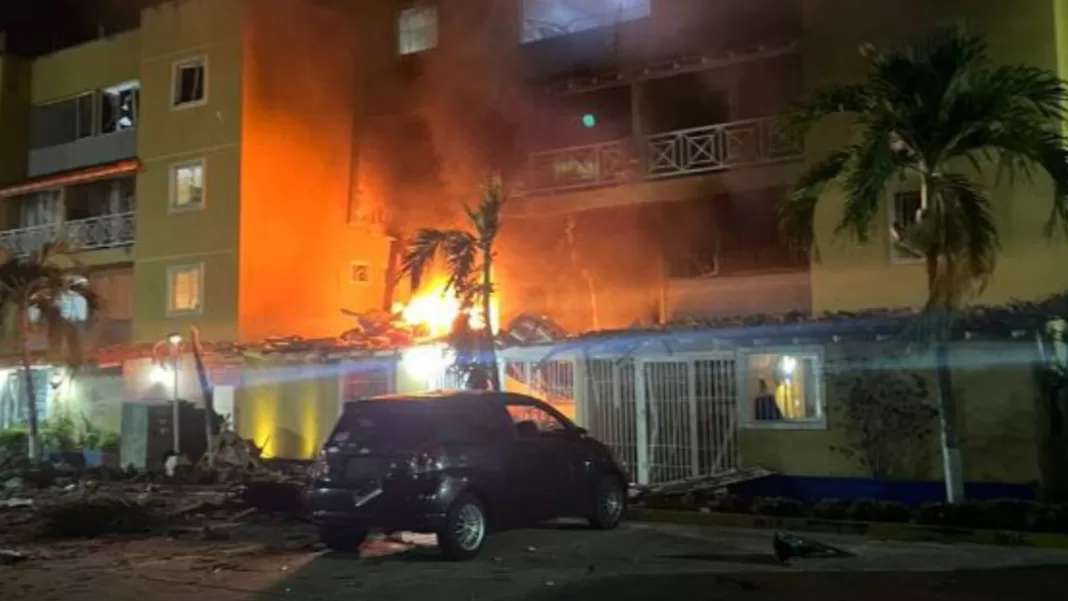 Explosion de apartamento en Parque Guaranao Guanta