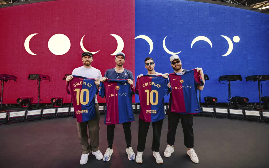 El Barcelona lucirá el logotipo de Coldplay en el Clásico