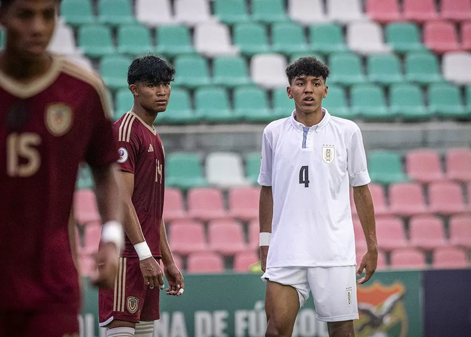 La Vinotinto sub 15 igualó 2-2 con Uruguay