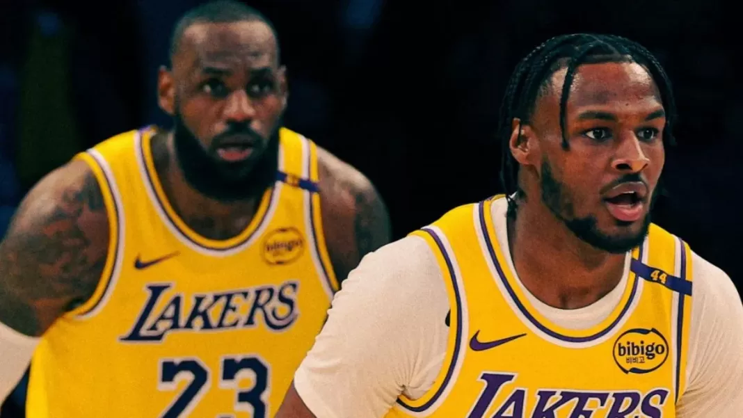 LeBron y Bronny James hicieron historia en NBA