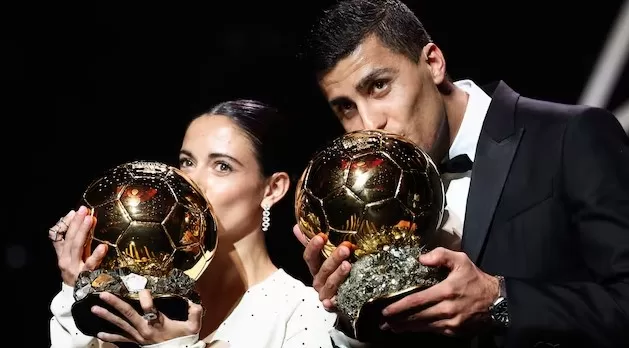 Los españoles Rodri y Aitana Bomantí ganan el Balón de Oro 2024