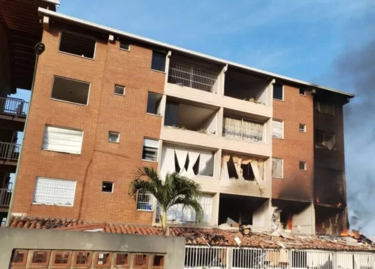 Mujer resultó herida en explosión en apartamento de Anzoátegui