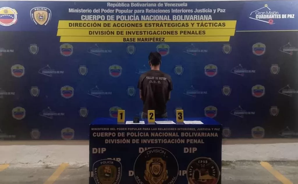 Vitico fue detenido por la PNB en Caracas