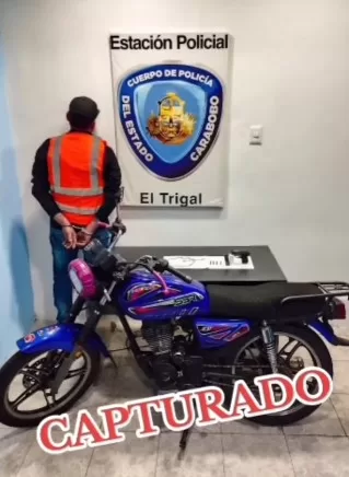 Policarabobo captura a delincuente en el Urbanización El Trigal