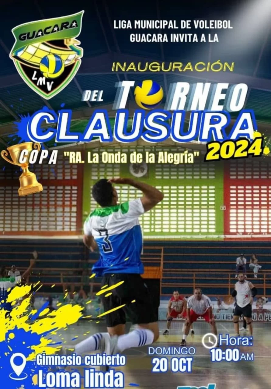 Torneo Clausura de Voleibol en Guacara: ¡La Onda de la Alegría!