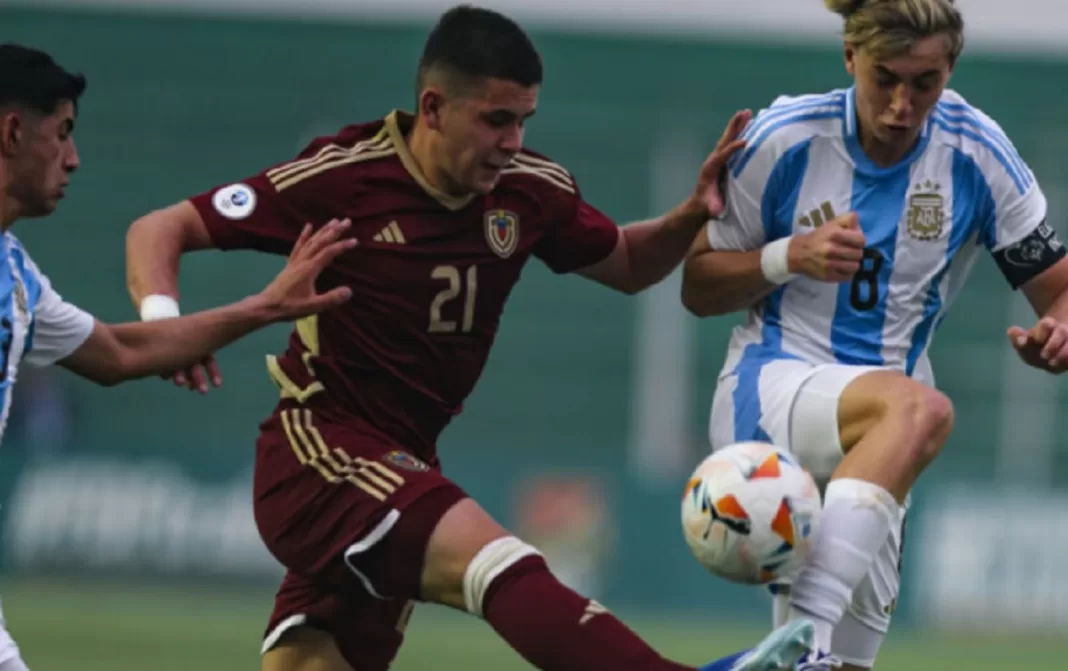 La Vinotinto sub-15 perdió en el Suramericano contra Argentina