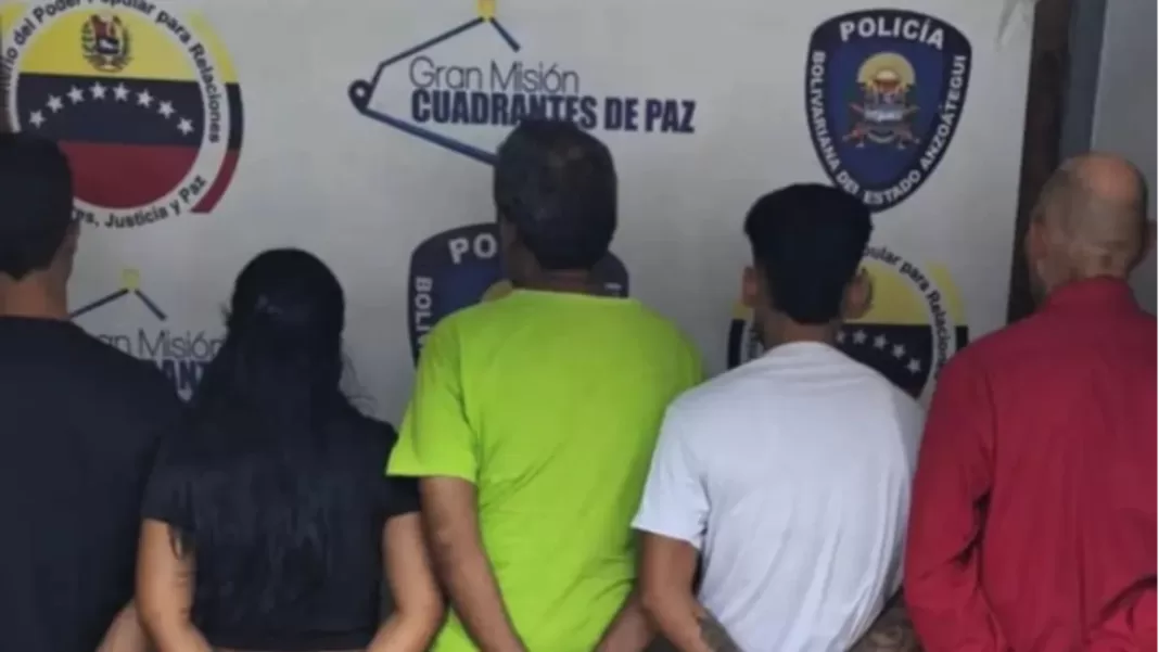 Cinco personas arrestadas por prostitución forzada en Anzoátegui