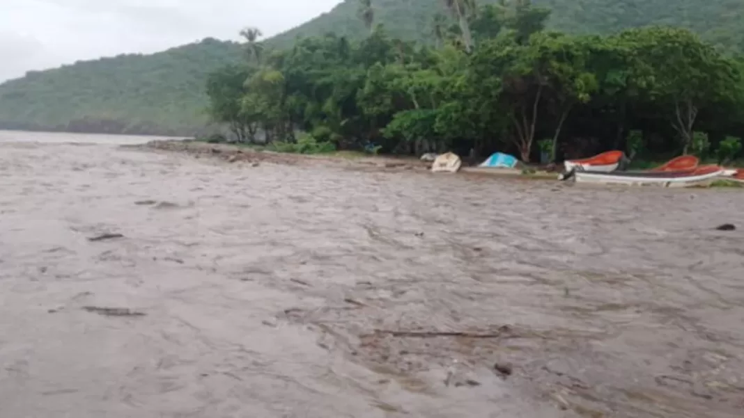 Fuertes lluvias registradas