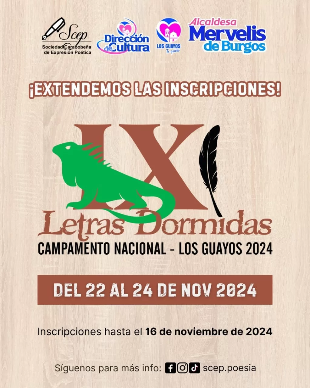 Arrancó el IX Campamento Nacional de Letras Dormidas en Los Guayos