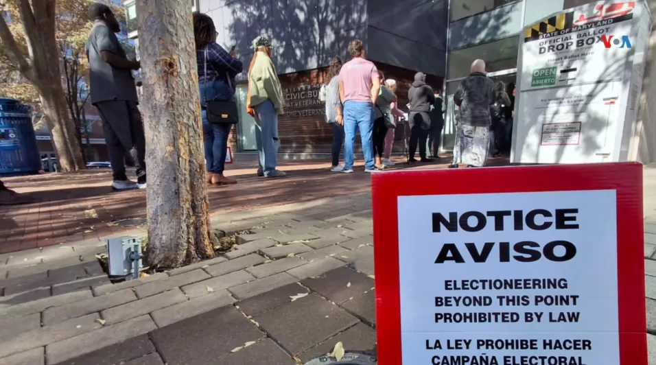 Masiva asistencia y largas filas marcan jornada electoral en EE.UU.