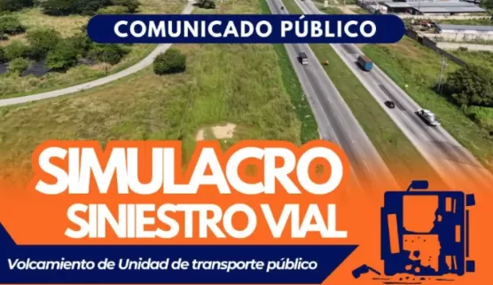 Realizarán simulacro vial en la Variante Yagua este martes 5-N