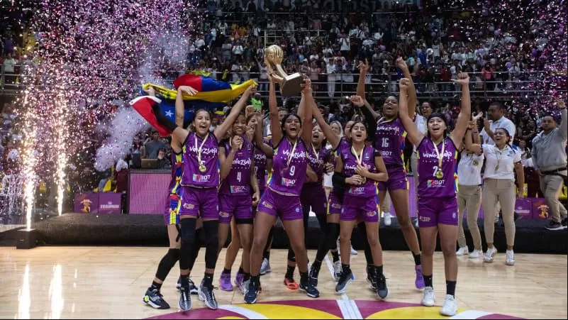 Venezuela obtuvo oro en el Sudamericano de Baloncesto Femenino U15