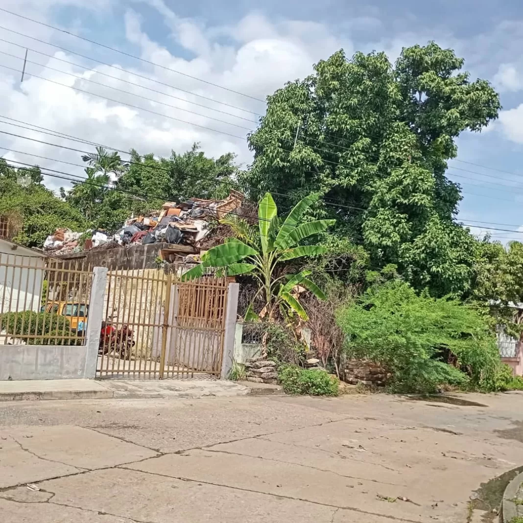 Situación de insalubridad: Vecino acumula escombros y basura en la Urb. Mendoza