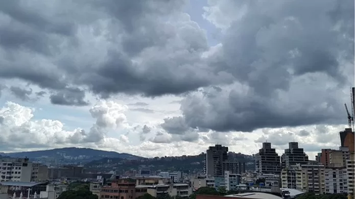 Cielo parcialmente nublado