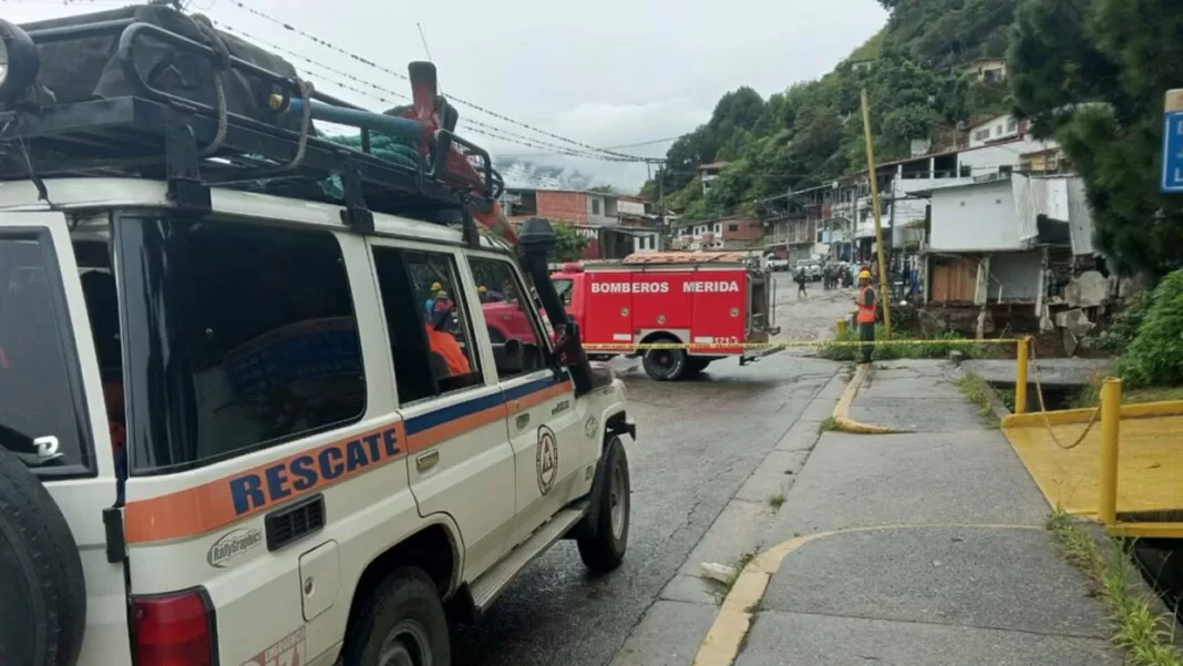 Fuertes precipitaciones en Mérida