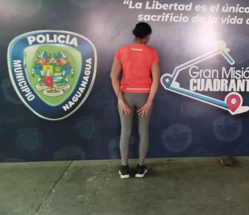 Mujer golpeó a su marido y fue detenida en Naguanagua