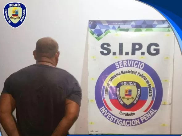 Capturado cuarentón que abusó y embarazó a su hijastra en Guacara