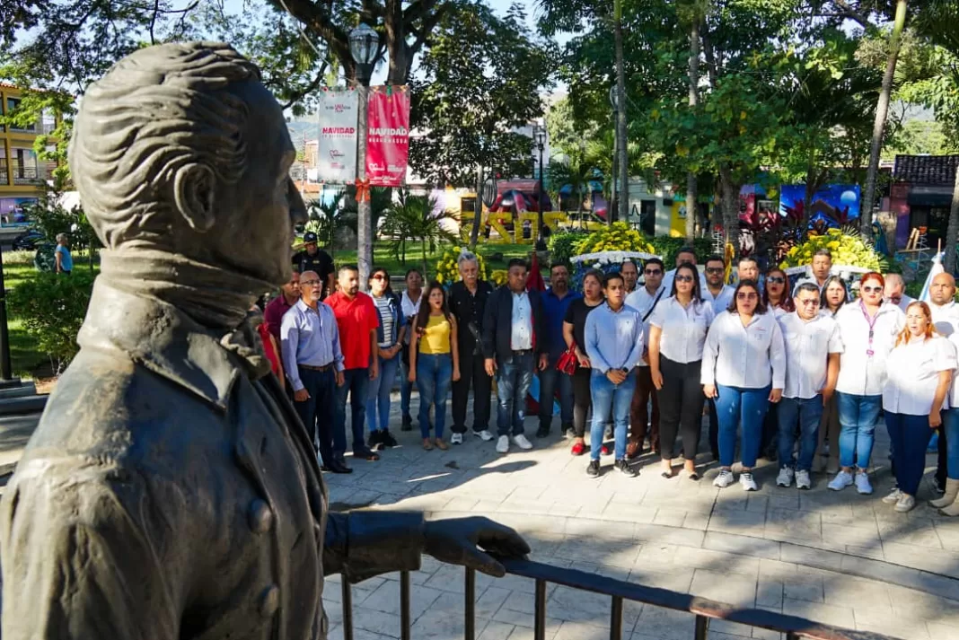 Conmemoraron los 194 de la muerte de Bolívar en Naguanagua