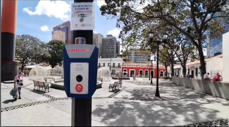 Instalaron botones de pánico para emergencias en Caracas