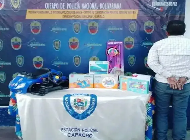 Lo detuvieron por vender juguetes gratuitos en Táchira