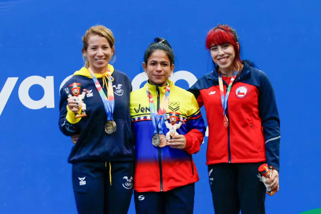 María Domínguez se colgó tres preseas en Ayacucho 2024