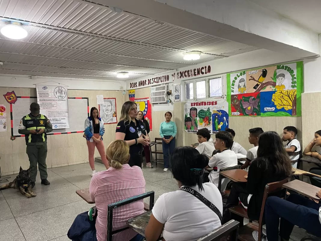 Realizaron charla sobre consecuencia de drogas en Los Guayos