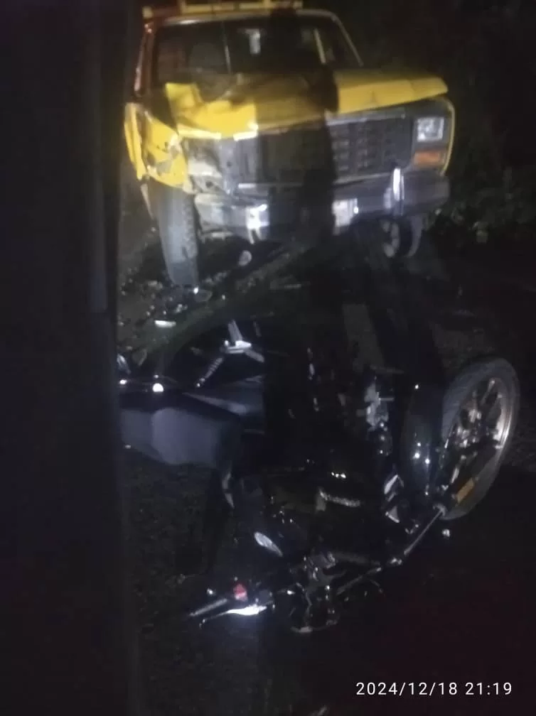 Motorizado murió tras chocar contra grúa en carretera Panamericana