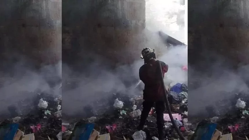 Incendio en vertedero de basura de Caracas dejó un muerto