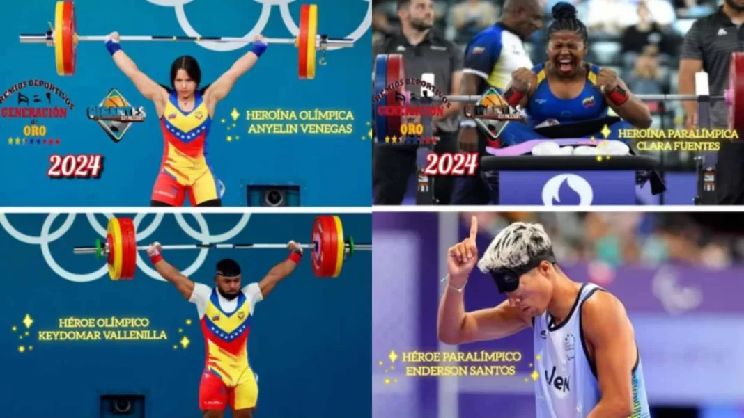 Premios Generación de Oro 2024 exalta a 19 atletas venezolanos