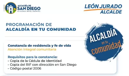 Programa Alcaldía en tu comunidad visitará diferentes zonas de San Diego