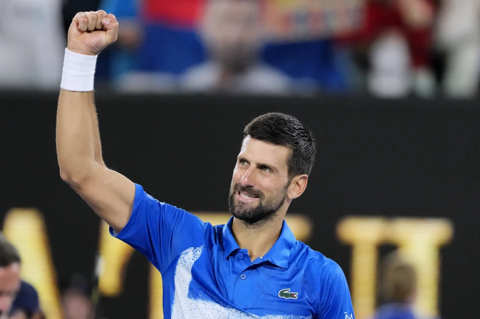 Djokovic superó a Federer en partidos de Grand Slam