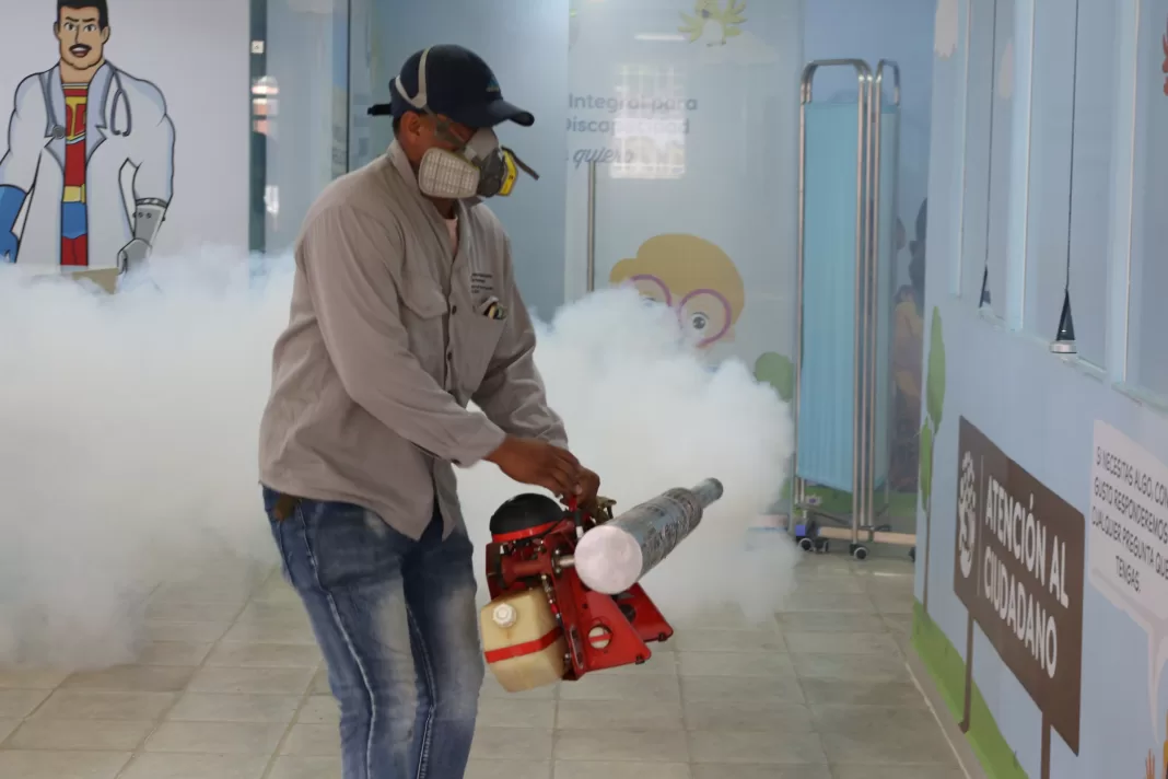 Ejecutaron operativo fumigación en el Centro de Atención Integral