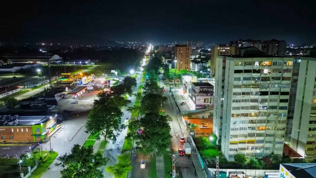 Instalaron dos mil 300 luminarias en Naguanagua durante 2024