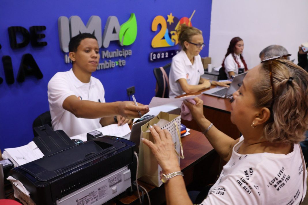 Alcaldía de Valencia exhorta a usuarios a mantener al día sus pagos del IMA en este 2026