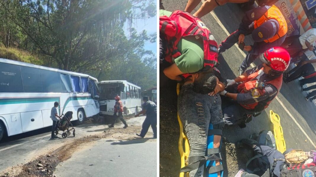 Siete lesionados en una colisión de vehículos en Tazón