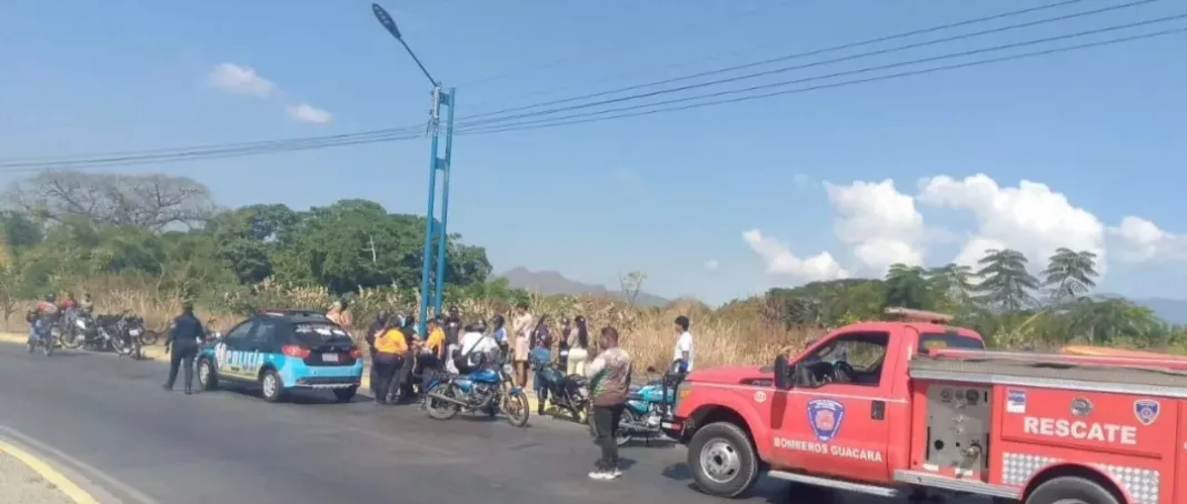 Hombre perdió la vida tras chocar contra un poste de electricidad en Guacara