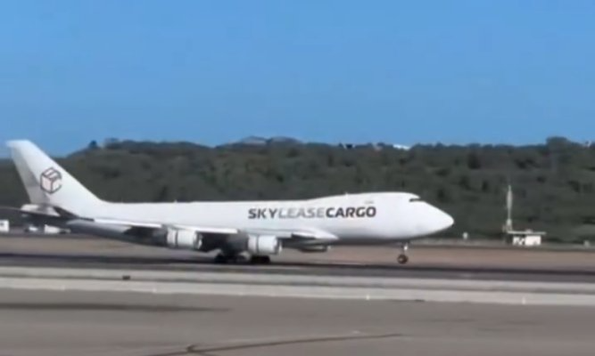 El Aeropuerto Internacional de Maiquetía recibió un avión de carga estadounidense. Este evento ocurre por primera vez en casi una década