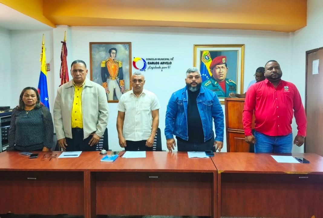 Instalada la Junta Directiva 2026 del Concejo Municipal de Carlos Arvelo