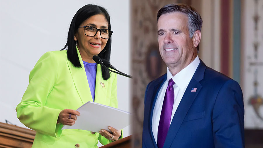 Presidenta encargada Delcy Rodríguez se reunió con el director de la CIA, John Ratcliffe, en Caracas