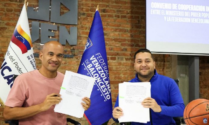 Escuelas serán semillero de baloncesto tras convenio entre Ministerio de Educación y la FVB