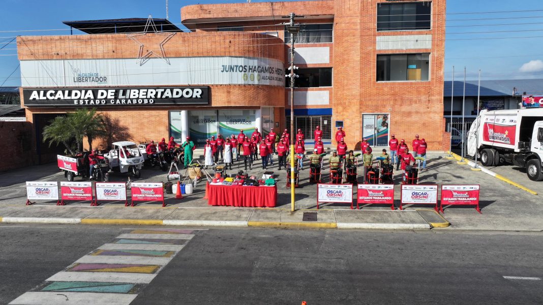 Cuadrillas de Libertador recolectaron más de dos mil toneladas de desechos sólidos en enero