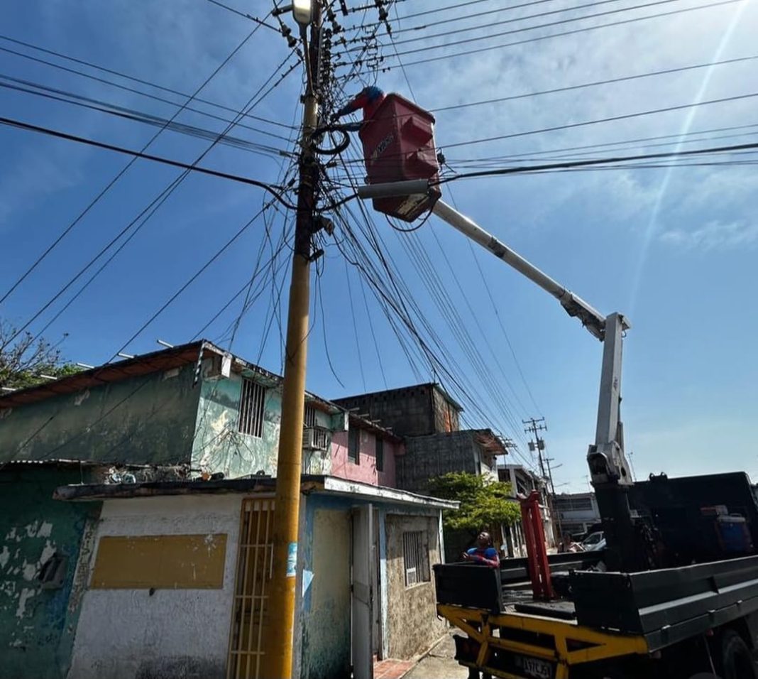 Reparación sector 13 de La Isabelica