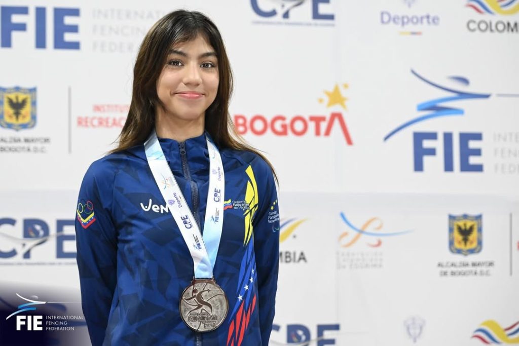 Venezolana Valeria Escobar conquistó plata en Bogotá